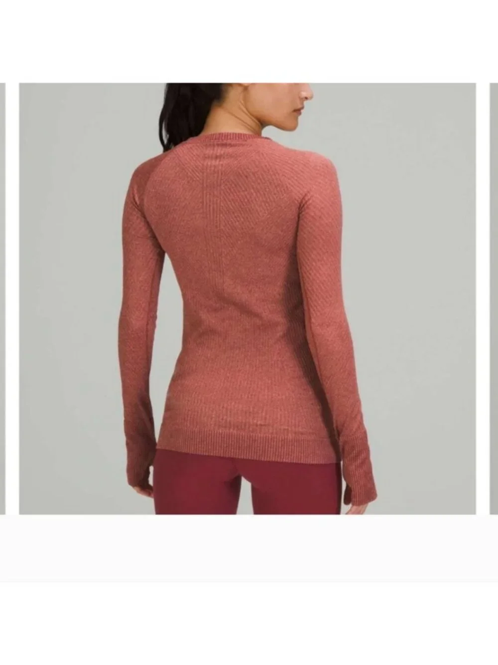 Lululemon Rest Less Pullover Mulled Wine / Pink Savannah